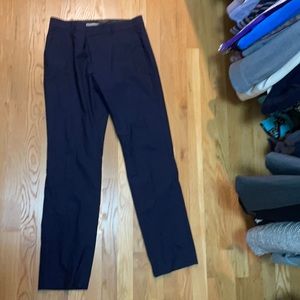 Banana republic navy size 6 slim straight pant